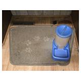 Dog Matt & Water Bowl
