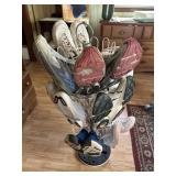 Lot of Sneakers Size 9&10 with Shoe Stand