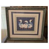 Framed Ducks Print 18ï¿½"x 16ï¿½"