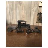Lot of Metal Car Replicas, Larger is Cast Iron