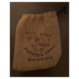 Small Lil Chief Popping Corn Burlap Sack