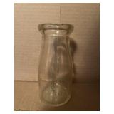 Vintage Klondike Half Pint Glass Milk Dairy