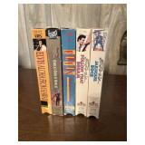 Lot of 5 Elvis VHS Tapes