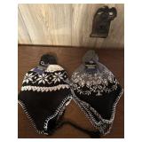 2 Peruvian Toboggan Hats