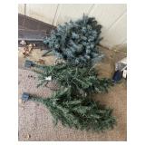 Christmas Tree Pieces + Gutter Guard Lot