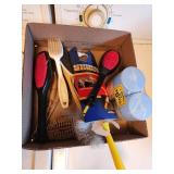Brushes and air freshener
