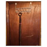 Over the door hook and hanging plant holder