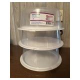 Sure Fresh Brand Lot of 3 Cake Containers