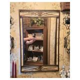Wrought Iron Mirror 22"x 34"