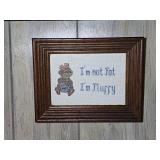 Framed Needle Sign 9ï¿½"x 7ï¿½"