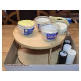 Lazy Susan Turntable,  Baking Cups & Salt &