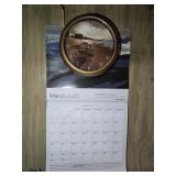 Wall Clock w/ Vible Verse & 2025 Calander