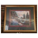 Framed Van Martin Landscape Print 38"x 32"