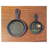 Miniature Cast Iron Skillets 4ï¿½" & 6"