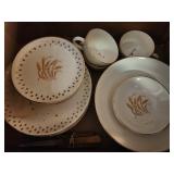 homer laughlin golden wheat dishes