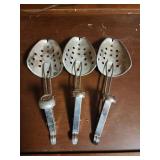 Vintage metal  shoe trees