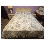 Queen Size Headboard & Mattress w/ Full Size