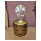 Battery Powered Lamp 9" tall