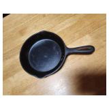 6" small cast iron skillet