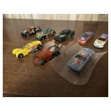 Lot of Vintage Toy Cars - Richard Petty, Dale, Etc
