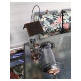 2 plastic bird feeders
