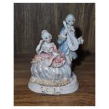 Porcelain Colonial Figures 6ï¿½" tall