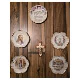 Crucifix & Religious Plates