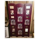 Acordion Style Wooden Picture Frame 35"W 60"T