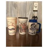 Lot of 3 Plastic Drinking Cups - Normal R
