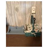 Basket and Wall Shelf