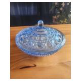vintage Indiana Glass Windsor candy dish with a
