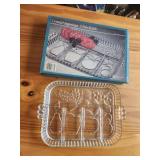 Indiana glass 5 part Relish tray