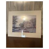 Contemporary Home Decor Print - "Home By the Lake"