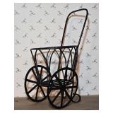 Miniature Wire Cart Candleholder 7ï¿½" tall