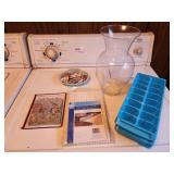 Large vase, ice cube trays, light switch covers,