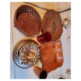 Baskets, mold, tray, vase, cup