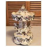 Musical Merry-Go-Round 10" tall Resin