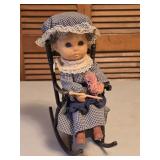 Musical Doll in Rocking Chair 10ï¿½" tall