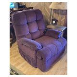 Burgandy Electric Power Lift Chair Recliner 36"W