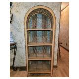 Wicker Shelf 25ï¿½"W 13"D 63"T