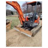 2013 Kubota u35 excavator with 2780 hrs