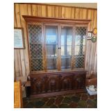 64x80x16 vintage China cabinet, needs repair