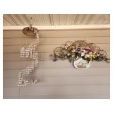 Shell hanging decor, wall decor doves