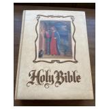 Vintage Red Letter Large Holy Bible