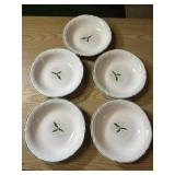 Lot of Knowles "Leaf Dance" Soup Bowls
