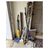 Lot of Miscellaneous Items - Brooms, Vaccum, etc