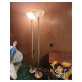 Two 71" floor lamps