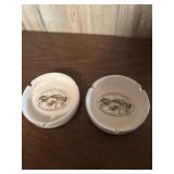 Pair Tobaccoville Doral Cigarette Ashtrays