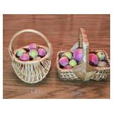 Miniature Baskets & Apples