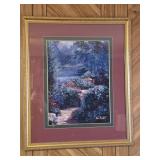 Framed Van Martin Landscape Print 32"x 38"